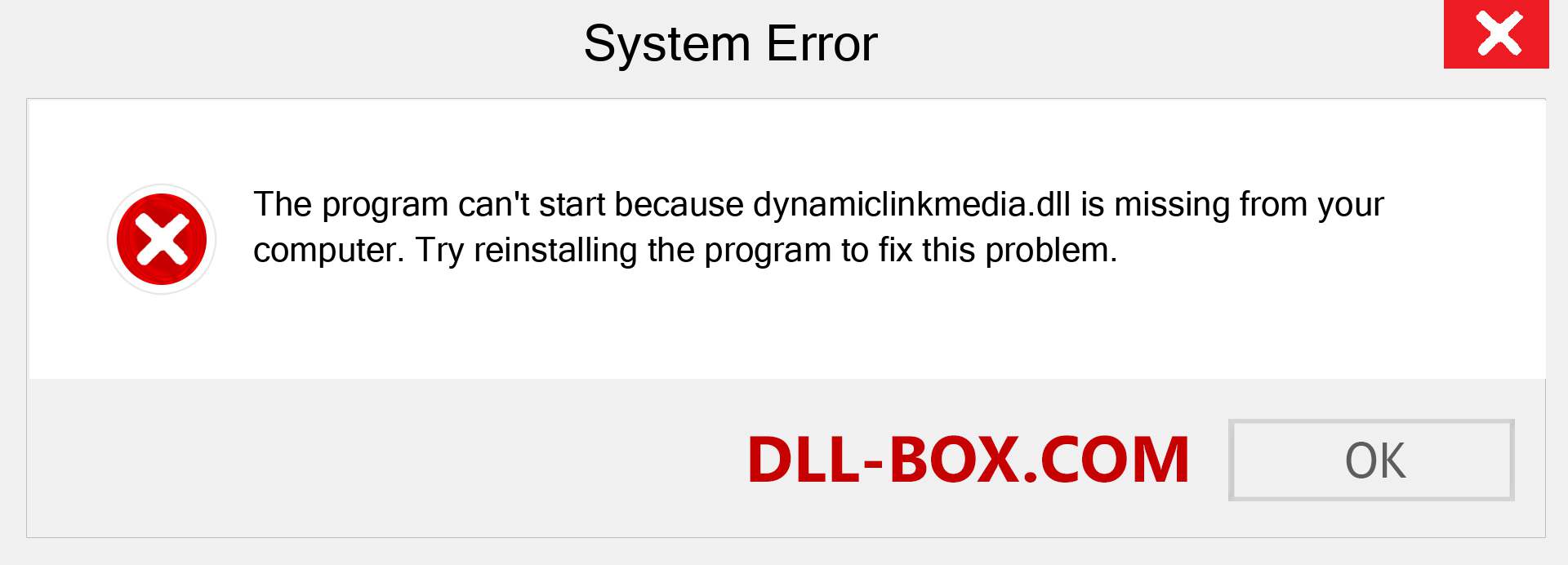  dynamiclinkmedia.dll file is missing?. Download for Windows 7, 8, 10 - Fix  dynamiclinkmedia dll Missing Error on Windows, photos, images